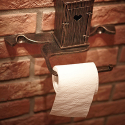 Kunstvoller, schmiedeeiserner Toilettenpapierhalter  geschmiedetes Toilettenzubehr