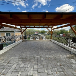 Geschmiedetes Gelnder im Carport  Auengelnder