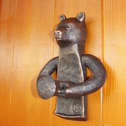 handgeschmiedeter Türklopfer 'Bär' handgeschmiedeter Türklopfer 'Bär'