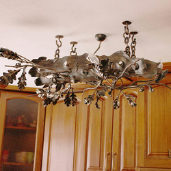 A hand-forged chandelier inspired by nature - luxury light A hand-forged chandelier inspired by nature - luxury light