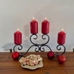 Adventskranz fr moderne, historische und traditionelle Innenrume