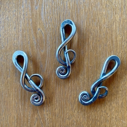 Geschenk  handgeschmiedeter Violinschlssel