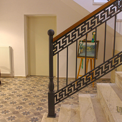 Exceptional handrails complementing the interior of a guesthouse Exceptional handrails complementing the interior of a guesthouse