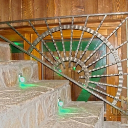 A staircase wrought iron grille - HAPPY END Jasn