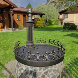 Geschmiedeter Brunnenabdeckungen - Gartenaccessoire