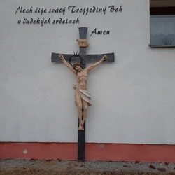 Sakrale Kunst - geschmiedetes Kreuz, hergestellt für das Seniorenheim in Lipany Sakrale Kunst - geschmiedetes Kreuz, hergestellt für das Seniorenheim in Lipany