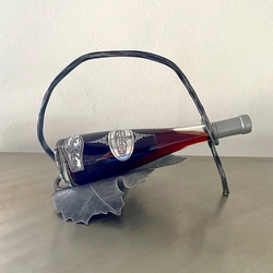 Geschenk fr Mann  Weinstnder  Weinblatt