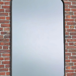 Einfacher Spiegel mit schmiedeeisernem Rahmen - geschmiedete Mbel